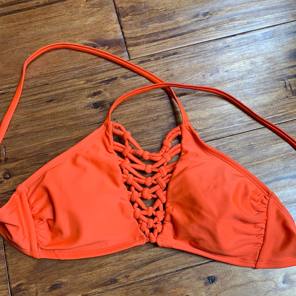 Orange Bikini Top